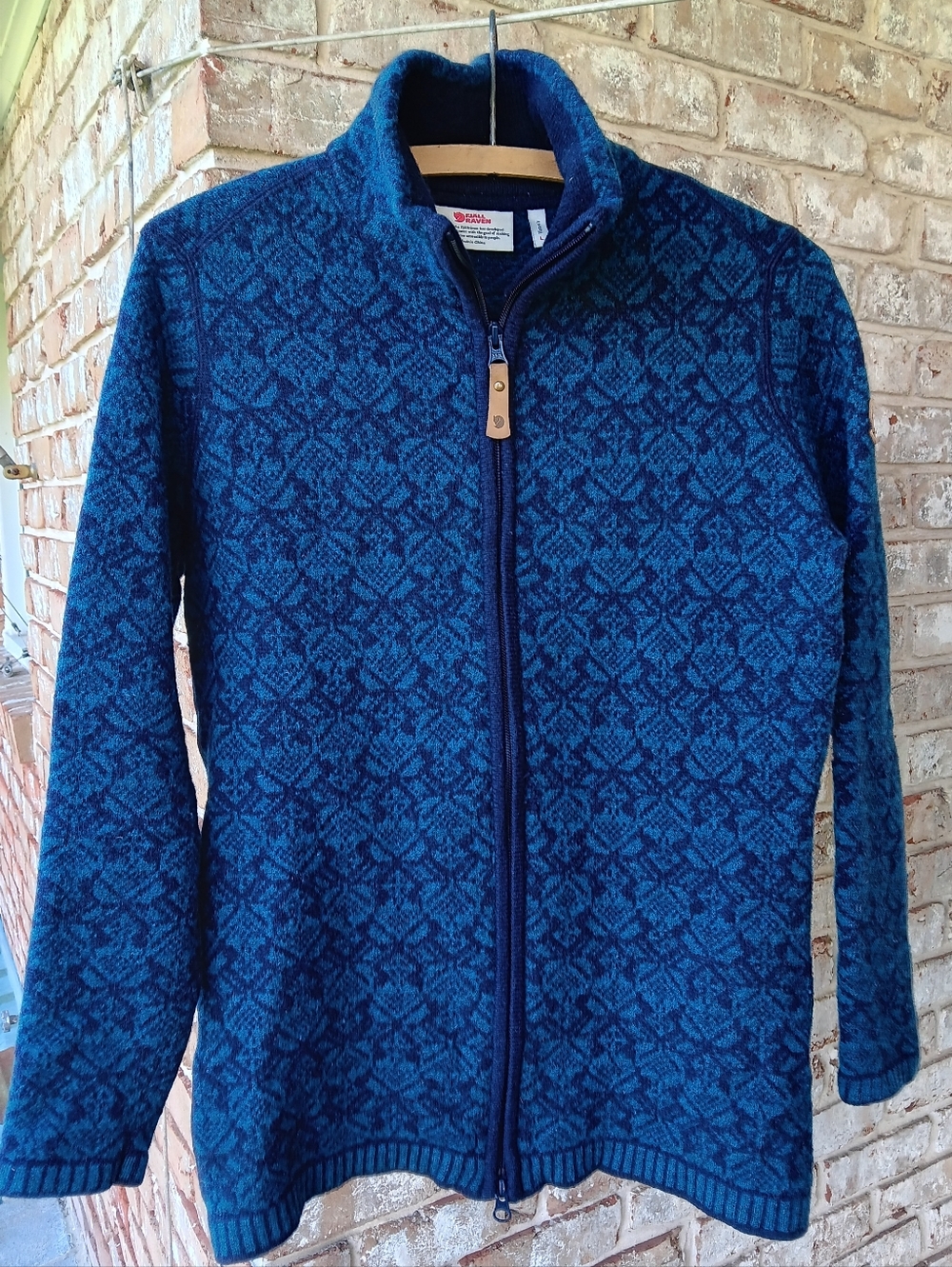 Fjallraven Lambswool Zip-up Sweater Jacket